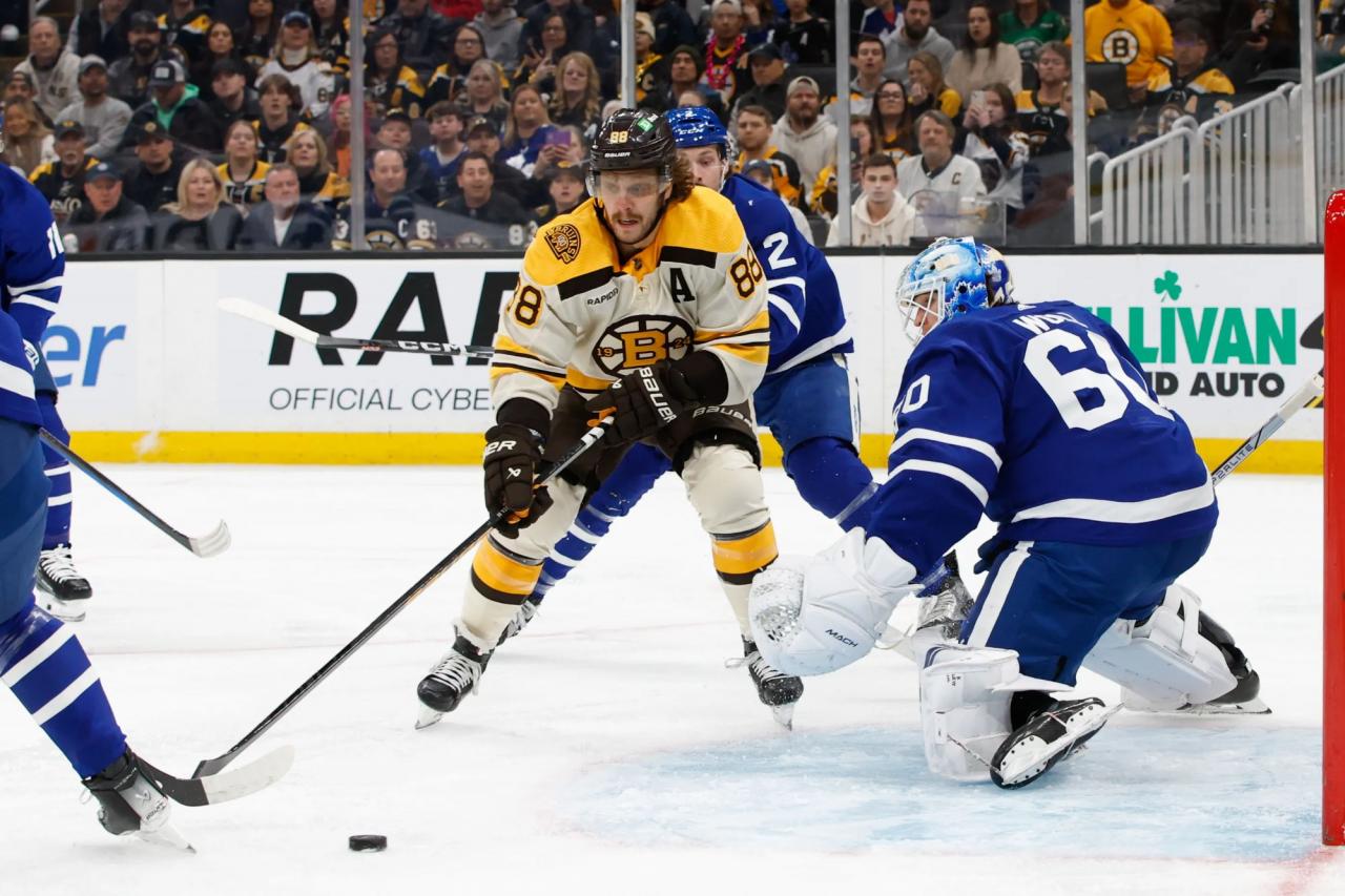 Bruins vs leafs prediction